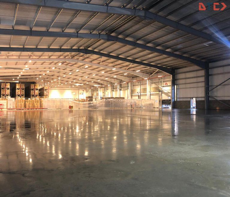 Concrete flooring
