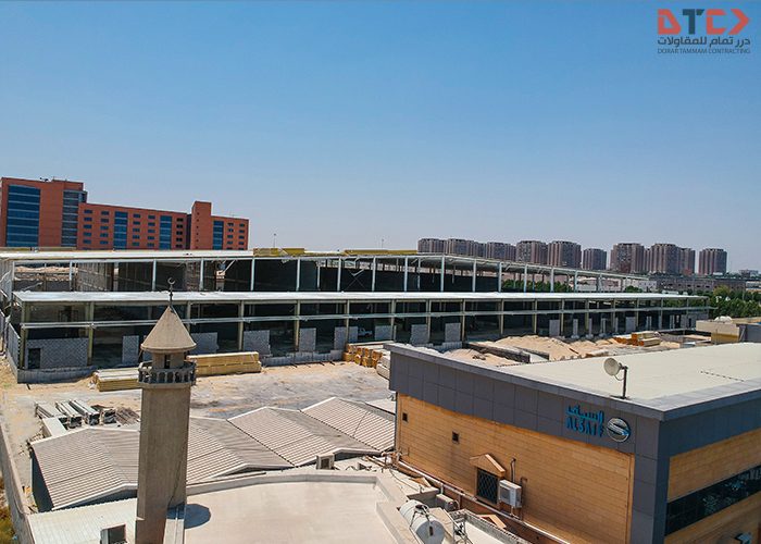 The signing of the official construction contract between DTC and AL SAIF