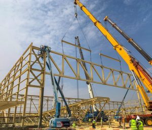 steel structure and erection