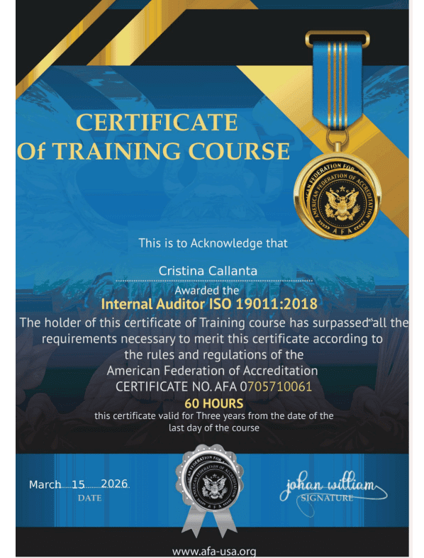 General Contracting Company in Saudi Arabia Internal Auditor