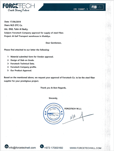 Steel Fiber Approval