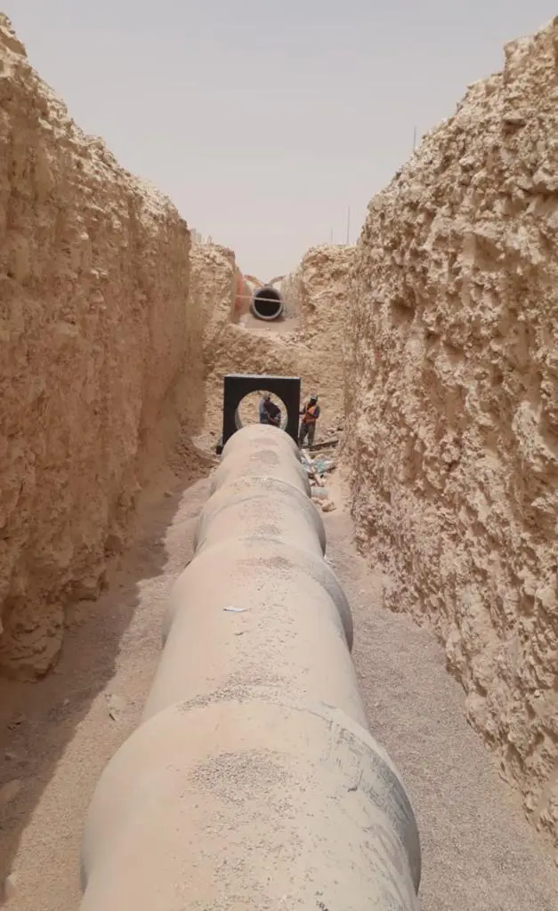 Infrastructure construction in Saudi Arabia