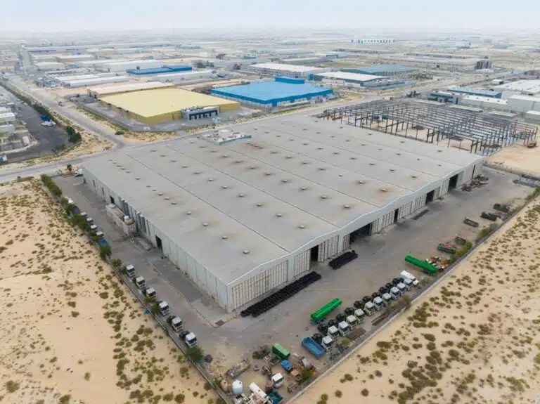 warehouse and industrial building technology Saudi Arabia