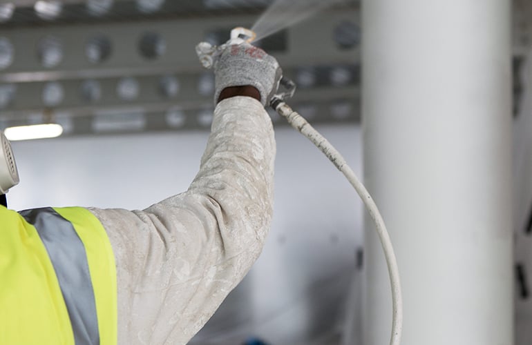 General Contracting Company in Saudi Arabia Fireproofing Paint