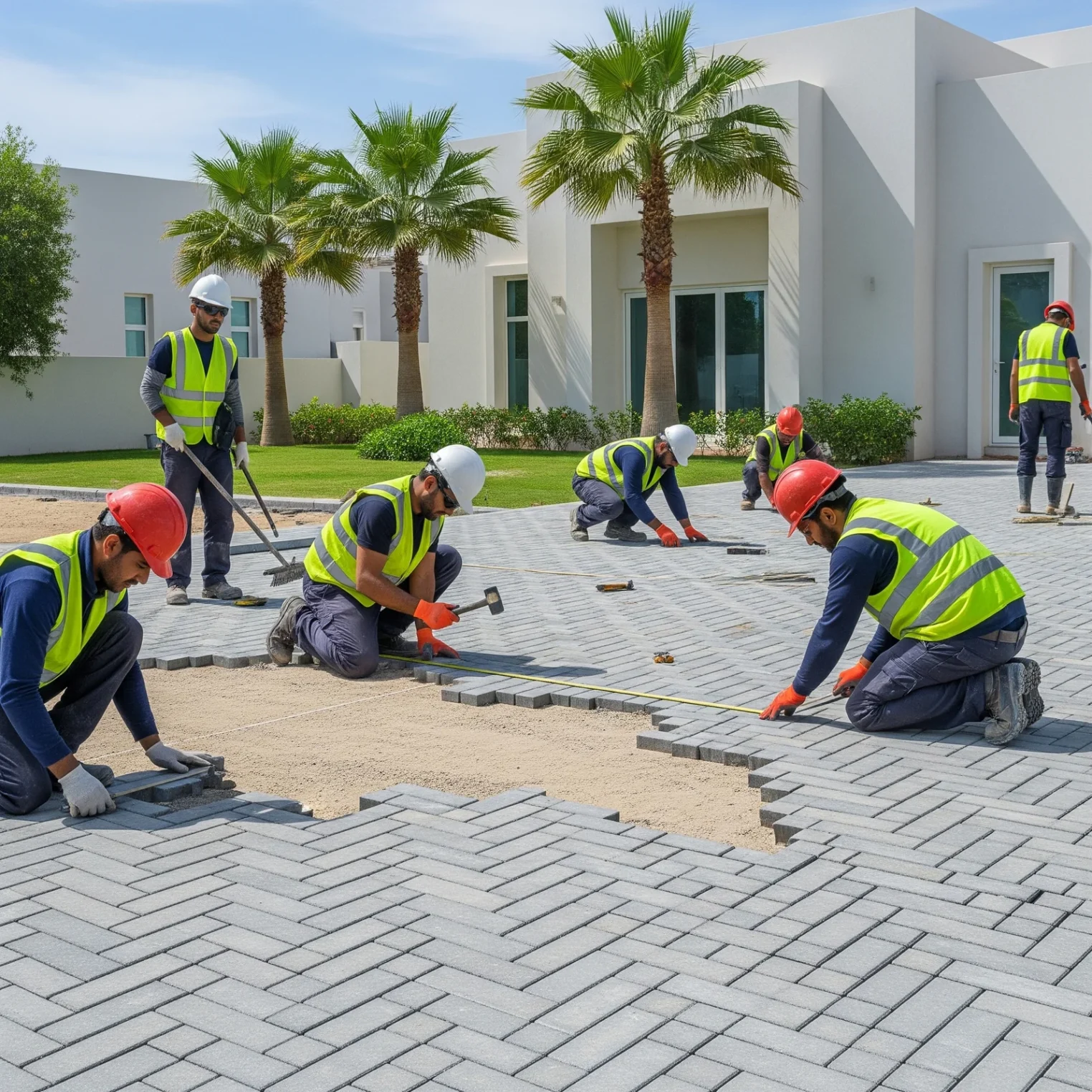 Interlock and External Works in Saudi Arabia | DTC Infrastructure & Finishing Experts