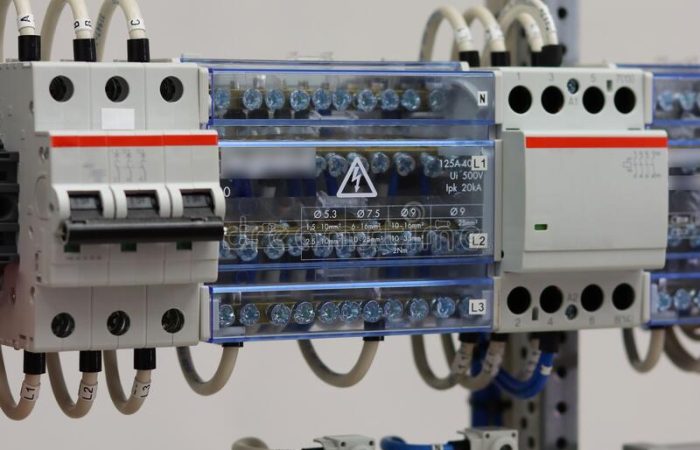 phase-automatic-electric-current-switch-bus-connector-wires-electromagnetic-contactor-din-rail-237563867